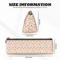 thumbnail image 4 of Naloa Cute Cartoon Mushrooms Print Leather Pencil Case - Portable Big Capacity Pencil Pouch Organizer Bag Stationery Bag for Work & Office Pencil Pen Case, 4 of 5