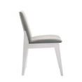 thumbnail image 4 of Castle Place Modern Chic Linen Upholstered Dining Chairs, Set of 4, White, 4 of 7