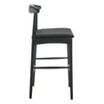 thumbnail image 6 of SAFAVIEH Lionel Modern Retro Bar Stool, Black, 6 of 12