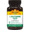 Country Life L-Glutamine Caps - 500 mg with Vitamin B6-100 Vegan Capsules - May Help Aid in Muscle Support - Promotes Immune Function Support - Gluten-Free