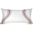 thumbnail image 2 of Baseball Body Pillow Cover with Zipper, Soft and Cozy Fuzzy Fleece Body Pillow Case Cover 21 x 54 in, Plush Long Body Pillow Pillowcase for Fall and Winter Home Decor Gifts, 2 of 7