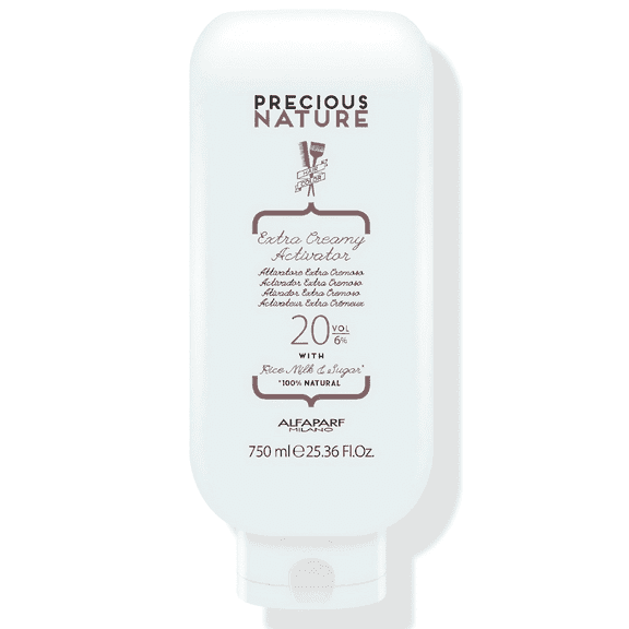 Alfaparf Milano Precious Nature Extra Creamy Activator & Developer 20 Volume/ 6% - 750 ml / 25.36 oz
