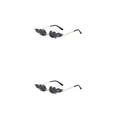 thumbnail image 2 of Gafas de Sol Flame And Fire Qarigey Sin Marco Gris 2piezas, 2 of 6