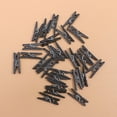 thumbnail image 4 of CIMAXIC 100Pcs Mini Plastic Craft Clips Art 2.5cm Hanging Photo Clips Clothes (Black),0.98"X0.75"X0.12", 4 of 5