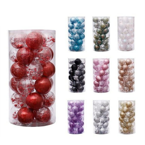 30Pcs Christmas Balls Christmas Tree Ornaments Decorations for Xmas Trees for Holiday Wedding Party Decorations
