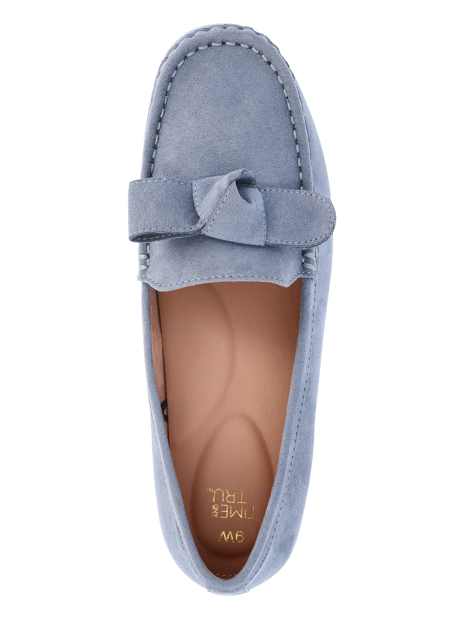 Time and Tru Women's Comfort Driving Loafers, Wide Width