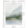 thumbnail image 5 of Art.com Sapphire Lake II Art Print by Ian C, White Frame Wall Art, 17" x 21", 5 of 5