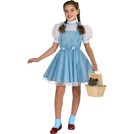 The Wizard of Oz Dorothy Deluxe Halloween Fancy-Dress Costume for Child Girls L | Walmart (US)