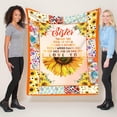 thumbnail image 2 of Luxury Blanket 50x60, Sister Gifts for Christmas, Sister Gifts, Sister Blanket, Sister Birthday Gifts from Sister, Sister Gifts for Christmas, 2 of 5
