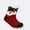 E, variant on GILIGEGE Women'S Sherpa Lined Cozy Thermal Non-Skid Socks Christmas Slipper Socks for Women with Grippers Non Slip, Funny Santa Sherpa Lined Xams Slipper Socks for Family