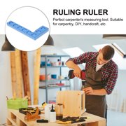 SWETRACE 1-Pack Multi-Functional Measuring Ruler for Carpentry, Woodworking, Home Improvement and Projects