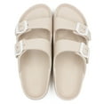 thumbnail image 2 of LAVRA Women's Double Buckle Sandals Adjustable Strap EVA Lightweight Cushioned Slides, 2 of 7