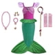 thumbnail image 1 of Disney Little Mermaid Ariel Princess Costume Kids Dress For Girls Cosplay Children Carnival Birthday Party Clothes Mermaid Dress V, 1 of 2
