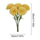 thumbnail image 3 of Ramo de claveles artificiales de seda,arreglo floral artificial realista para decoración de bodas,exteriores,sala de estar,accesorio para fotos,decoración floral., 3 of 6