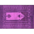 thumbnail image 1 of Ahgly Company Indoor Rectangle Abstract Purple Modern Area Rugs, 2' x 3', 1 of 4