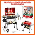 thumbnail image 2 of Kids Play Kitchen Toys,BBQ Play Grill Outdoor Play Food Toys Cooking Set for Toddlers 3-5,Birthday Gift for Boys Girls, 2 of 8