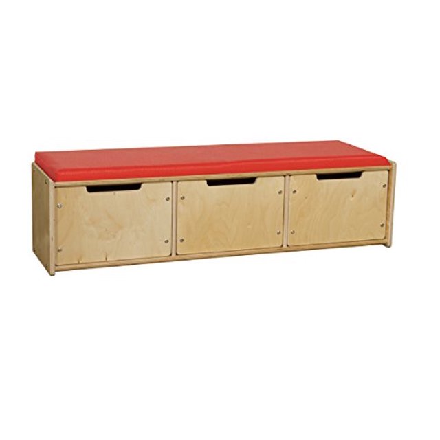 Contender Reading Bench with Drawers - Assembled - Walmart.com