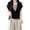 A, variant on Women's Plus Size Color Block Stripe Faux Layered Short Sleeve T Shirt, Loose Fit Summer Top for Curvy Women Daily Wear, Breathable and Slimming, Casual and Trendy A L