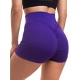 thumbnail image 5 of Women's Biker Shorts High Waist Active Gym Workout Yoga Short Leggings Sexy Stretch Ruched Hot Shorts, 5 of 7