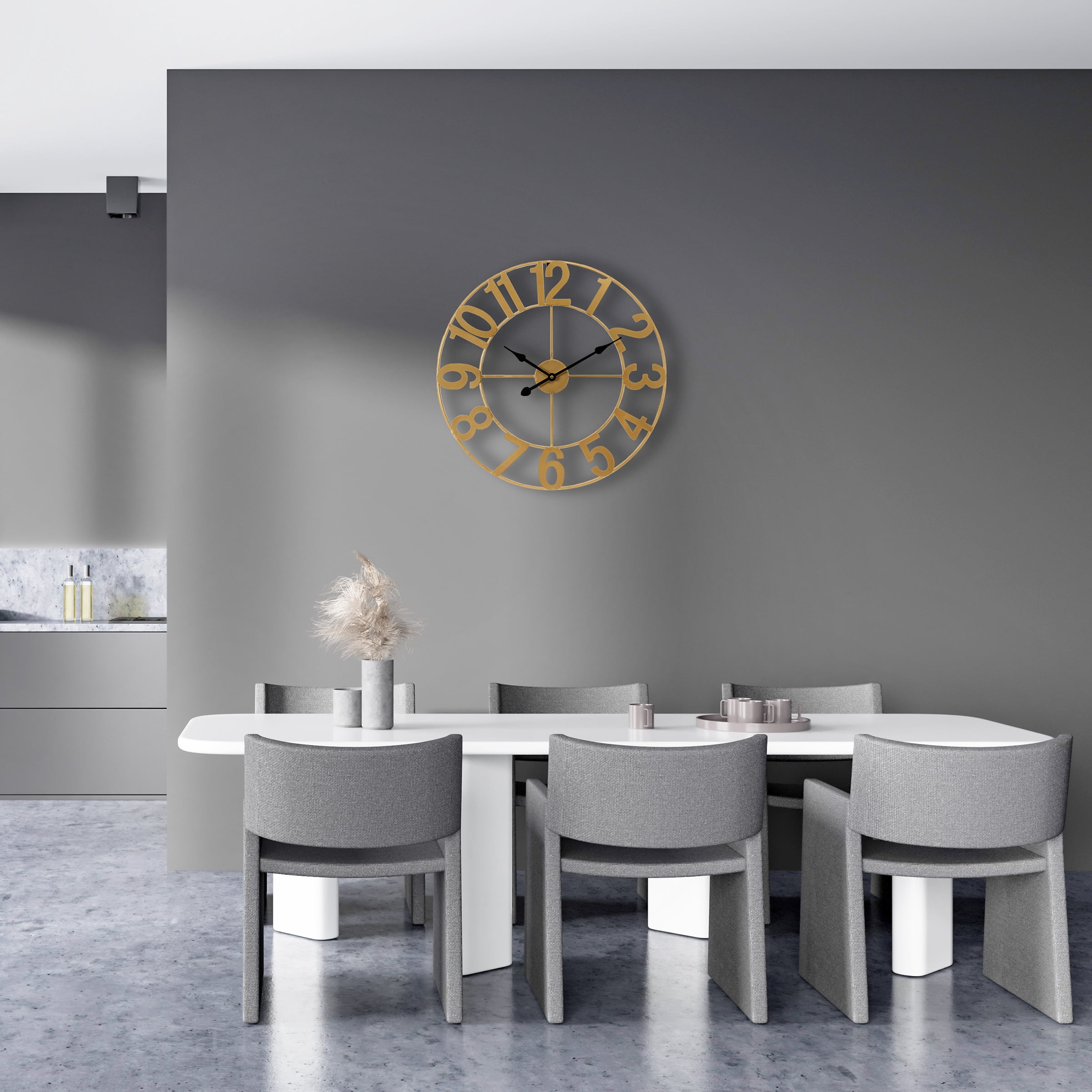 Sorbus 16" Quartz Classic Indoor Oversized Wall Clock, Easy Installation