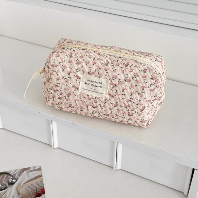 Tocador Organizador Aseo Bag Cosmetic Nylon Gran Capacidad Con Zipper Viajes para Mujeres