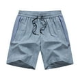 thumbnail image 1 of Pantalones Cortos Deportivos de los Hombres con Cordón de Bolsillo Cintura Elástica, Ligero Y Cómodo Pantalones Cortos de los Hombres Casual, 1 of 3