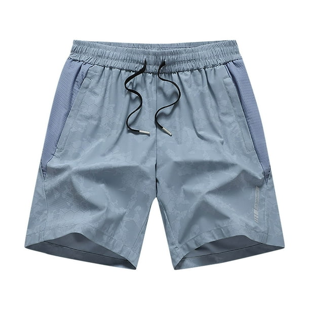 Pantalones Cortos Deportivos de los Hombres con Cordón de Bolsillo Cintura Elástica, Ligero Y Cómodo Pantalones Cortos de los Hombres Casual