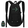 thumbnail image 1 of POINTERTECK LED Turn Signal Bike Pack 15L LED Backpack with Direction Indicator USB Rechargeable Safety Light Bag Waterproof, 1 of 7