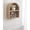Natural, variant on Kate and Laurel Arcott Modern Mango Wood Arched Wall Shelf, 16 x 20, Light Natural, Transitional Wooden Arch Wall Shelves for Over-the-Toilet Storage or Entryway Storage Shelf