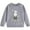 Grey, variant on WOYY Toddler Girls Sweatshirt Cartoon Cat Print Long Sleeve Crewneck Pullover Activewear