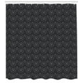 thumbnail image 3 of Ambesonne Renaissance Shower Curtain, Boho Traditional, 69"Wx75"L, Grey Black, 3 of 3