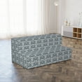 thumbnail image 4 of Black and White Foldable Mattress, Skull in Flora, 78.7" x 47.2", Charcoal Grey and White, by Ambesonne, 4 of 6