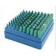 thumbnail image 1 of CHENTEC 100 Pcs Têtes de Meulage en Caoutchouc Accessoires de Polissage Kit de Tête de Roue Montée (Vert), 1 of 4