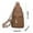 Brown, variant on Women's Casual Zipper Waist Pack Sling Bag For Women Men Crossbody Shoulder Chest Bag With Guitar Strap Tote Blet Bags Backpack Waist Pack
