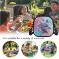 thumbnail image 6 of Jeiento Sea Turtle Backpack for Girls 10-12 12-14 School Bag with Lunch Box Pencil Case Butterfly Middle High Bookbag Back Pack Purse Elementary Schoolbags Daypack Back To School, Pink, 6 of 7