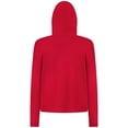 thumbnail image 3 of Women's-Levelwear  Red USWNT Sweet Sizzle Tri-Blend Cropped Pullover Hoodie, 3 of 3