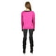 thumbnail image 3 of Sueter navideño divertido Roman Fashion /Juvenil, ABW030 (Fiusha) fucsia M, 3 of 6