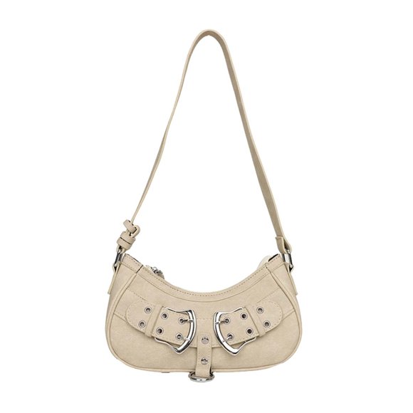 Bolso de Hombro Yinane para Mujer Beige