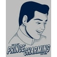 thumbnail image 2 of Men's Cinderella Prince Charming Costume Graphic Tee Athletic Heather Large, 2 of 5