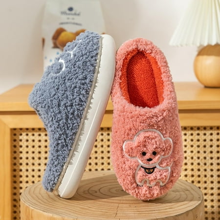

Gubotare Women Slippers Women s Soft Plush Lightweight House Slippers Fuzzy Cross Band Slip on Open Toe Cozy Indoor Outdoor Slippers Watermelon Red 6.5