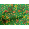 thumbnail image 4 of oneOone Cotton Cambric Green Fabric Batik Quilting Supplies Print Sewing Fabric By The Yard 56 Inch Wide - DK, 4 of 4