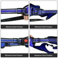 thumbnail image 4 of Dog Harness for Small Dogs, No Pull Pet Harness with 2 Leash Clips, Adjustable Soft Padded Dog Vest Handle, Reflective No Choke Pet Vest Harness, Blue, S, 4 of 7