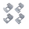 thumbnail image 2 of piezas de soportes de amortiguadores delanteros y traseros de metal 9726 para TRX4M -4M 1/18 RC Crawler Car Upgrades Parts Access Silver, 2 of 5