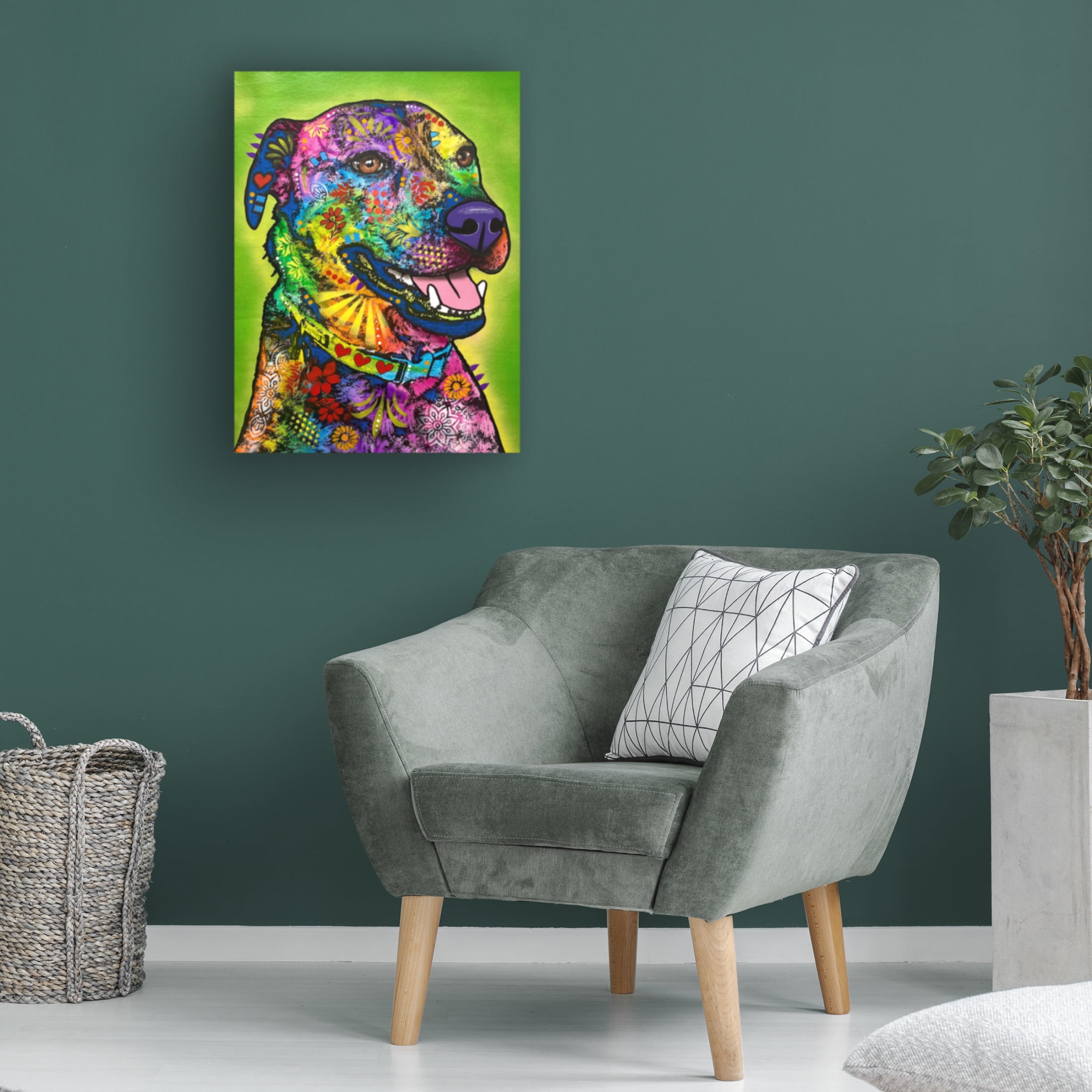 Canvas Wall Art - Dean Russo 'Am Fren Doing Heckin Alright' Wall Art for Living Room, Bedroom, or Office Décor by Trademark Fine Art - 14 x 19 Inches