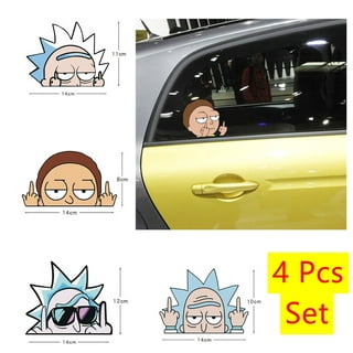 Rick Morty Car Decal