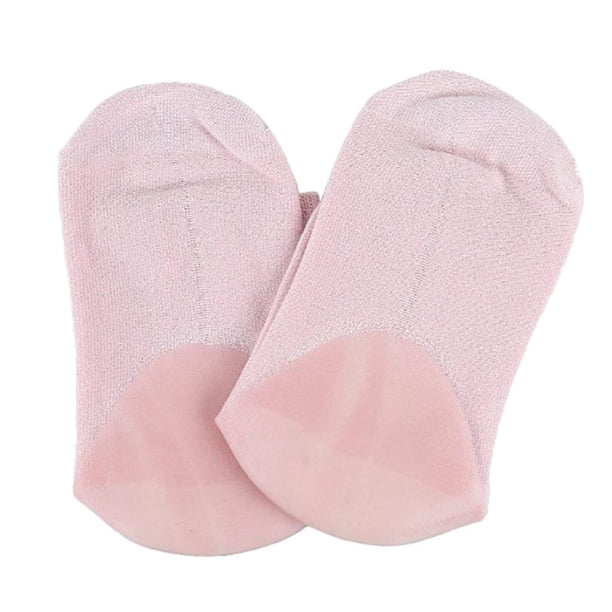 1 par de calcetines de Gel para mujer cuidado de los pies piel hidratante transpirable calcetín de pies completos Rosado jinwen Calcetines con tacón de gel