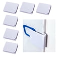 thumbnail image 1 of BRI Clips autoadhesivos para salpicaduras de ducha, Clips para cortina de ducha a prueba de viento, protector contra salpicaduras, 6 uds., 1 of 10