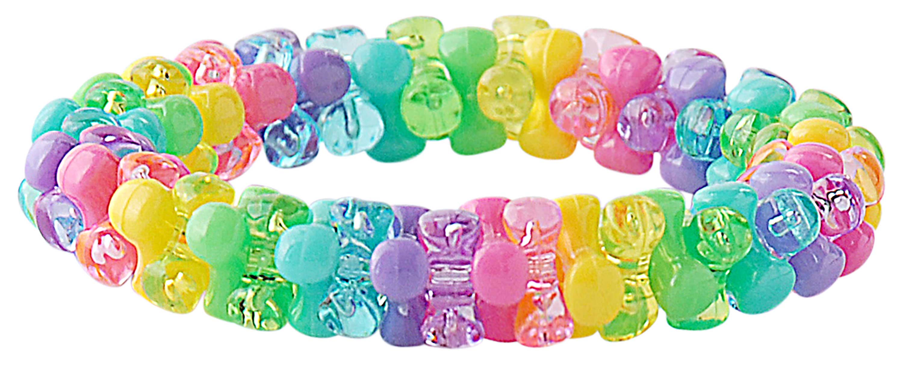(3 pack) Hello Hobby Shaped Bead Mix, Tri Bead, 650 Pieces, Beads for Jewelry Making and DIY Crafts