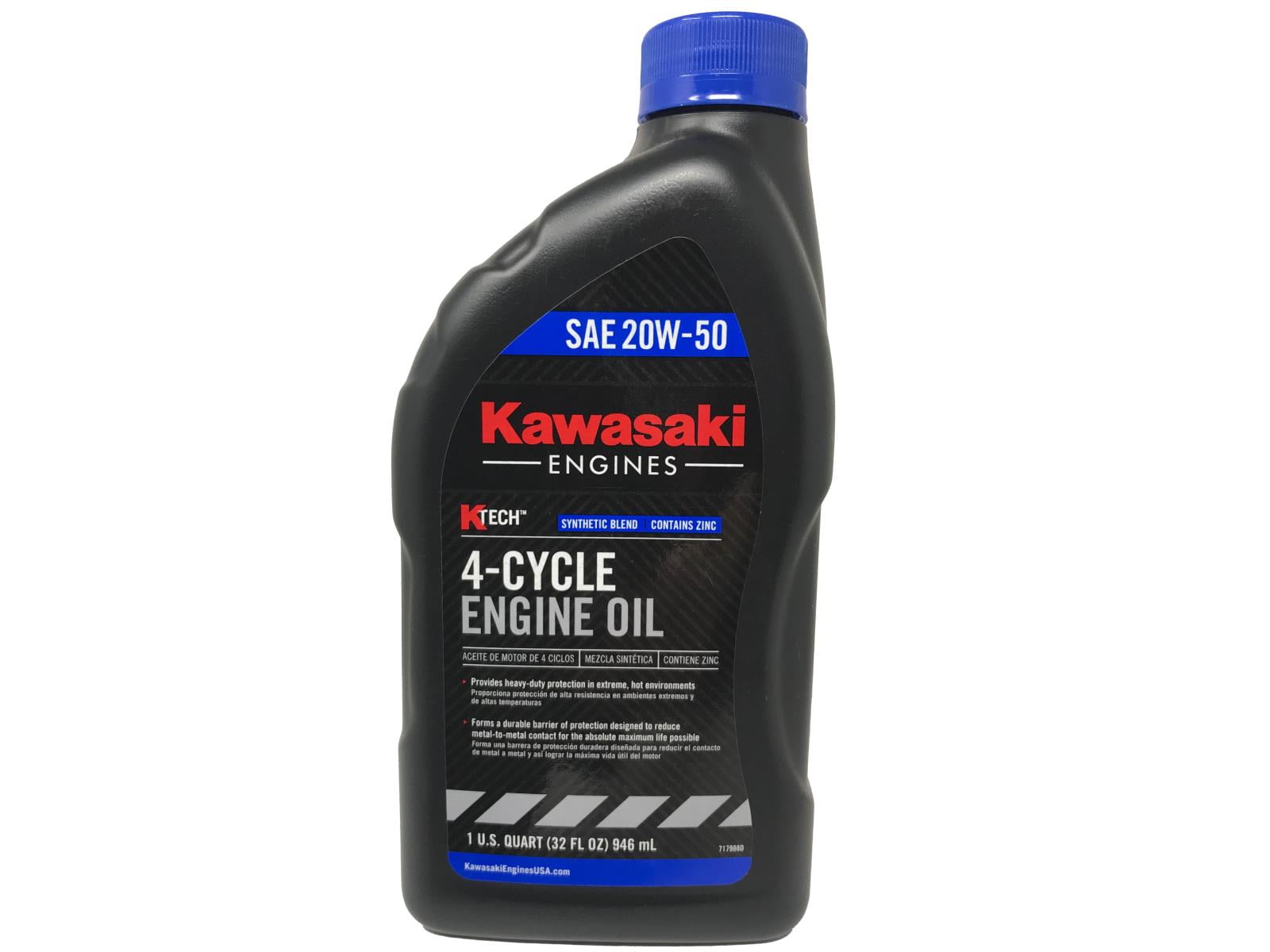 Kawasaki SAE 20W50 4Cycle Motor Oil 1 QUART 999696298