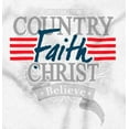 thumbnail image 2 of Country Faith Patriotic USA Christian Womens Fitted Plus Size Graphic Tee Brisco Brands 3X, 2 of 5